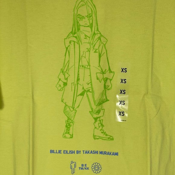 NEW Uniqlo Billie Eilish Murakami Mini Billie Tee - Picture 2 of 4